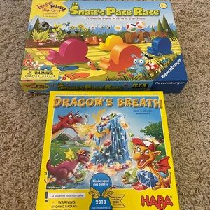 Snail pace dragons breath haba game